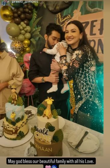Gauahar Khan Son Zehaan